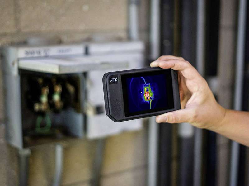 esempio applicazione termocamera seek thermal shot