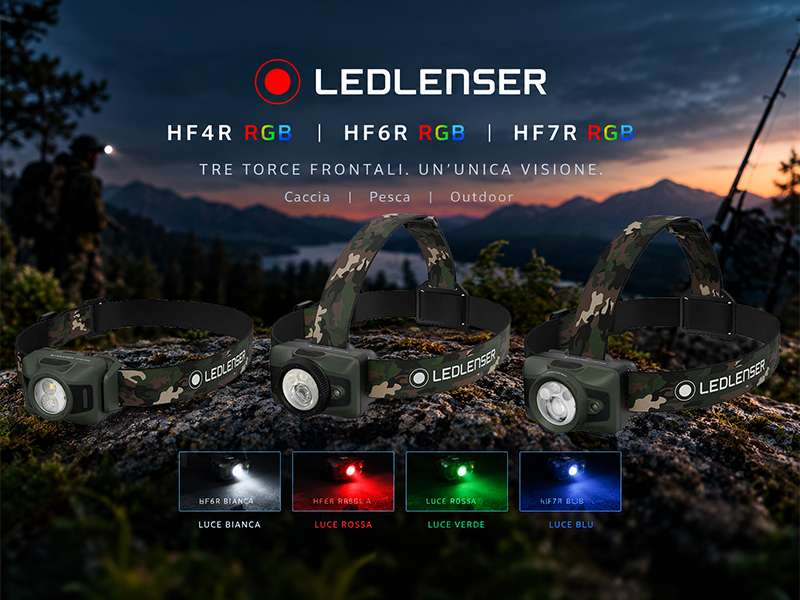 torce frontali led lenser rgb